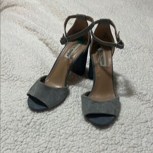 Steve Madden Women's Blue Suede Heels
